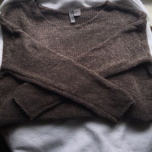 Size M Grey H&M Uneven Sweater Dress